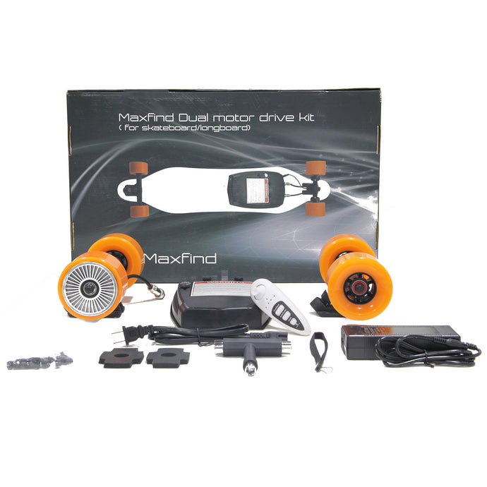 Max Kit - electric Longboard 4 wheels skateboards with remote controller skateboard kit