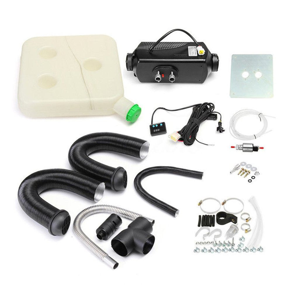 12V 5000W LCD Schalter Car Air Diesel Heater For Trucks Boats Bus Black