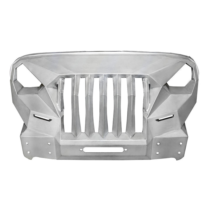 Aluminium Alloy Car Replacement Car Accessories Front Bumper with Winch Mounting Tray for Car (Natural Color)