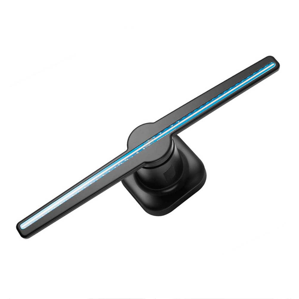 3D Holographic Projector Display Fan Hologram LED Naked Eye Advertising with US Plug