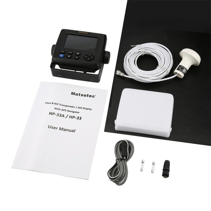 Matsutec HP-33 4.3 Inch LCD Combo Marine GPS/SBAS Navigator