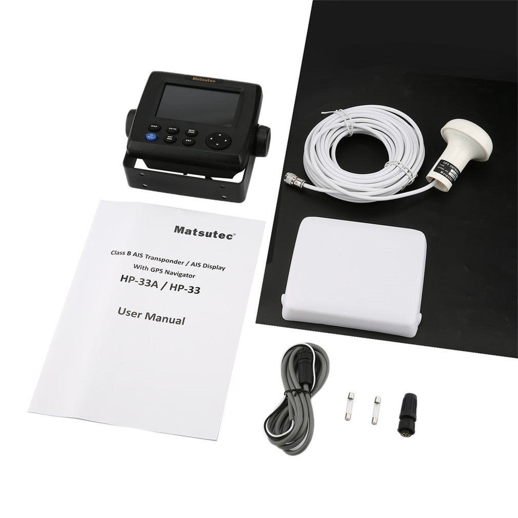 Matsutec HP-33 4.3 Inch LCD Combo Marine GPS/SBAS Navigator